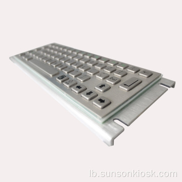 Robuste Metal Keyboard mat Track Ball